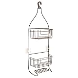 Franklin Brass 193295-CBZ IncrediGrip Bathroom Over-The-Showerhead Caddy for Shampoo, Conditioner, Soap, Classic Bronze Franklin Brass 193295-CBZ IncrediGrip Bathroom Over-The-Showerhead Caddy for Shampoo, Conditioner, Soap, Classic Bronze