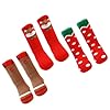 Ipetboom Calcetines de Invierno para Bebés 6-12 Meses Calcetines Calientes Antideslizantes Medias Navideñas Gruesas y Cálidas para Suelo Diseño Navideño Divertido Talla 8-10 CM 3