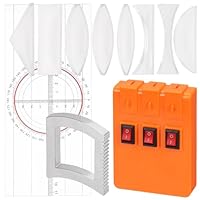 Rustark 1 Set Physik Optisches Experiment Kit Prisma Linse Optische Reflektor Brechungsoptik DREI Lichtquelle Teaching Demonstration Ausrüstung Optische Physik Kit für Lehrer Student Bildung