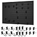Gun Wall Mount Display Heavy Duty Adjustable Indoor Gun Rack Wall Rack Storage System Suitable for Rifles Storage Modular Firearms Gun Wall Gear Accessories Organizer for Helmet Vest Belt Police Gear