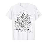 Bouddha vert Tara Mantra bouddhisme tibtain Vajrayana T-Shirt