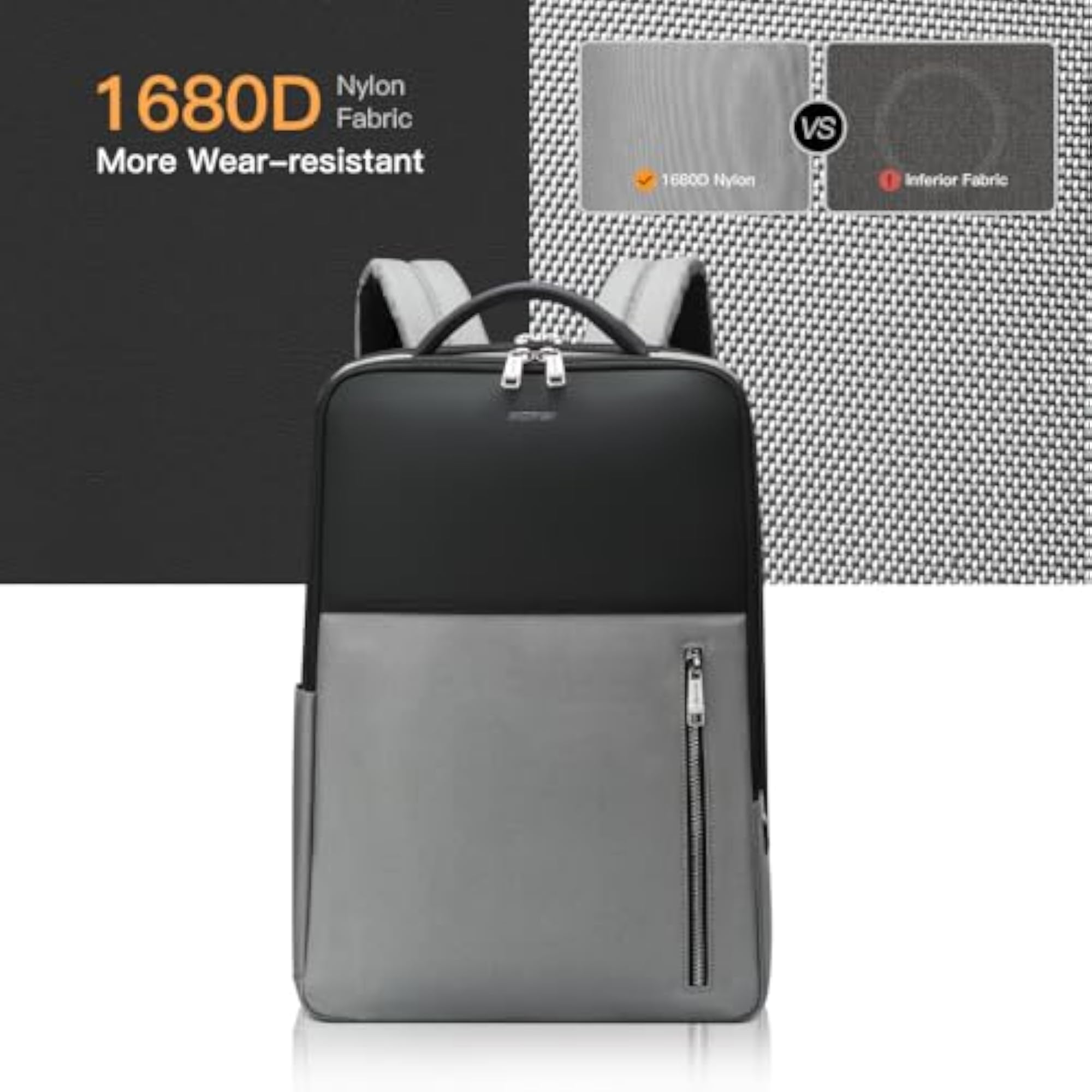 Slim Business Anti-Theft Laptop Backpack, Stylish