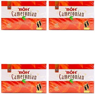 4 box BOH Cameronian Gold Blend Tea Bag Imported from Malaysia (4 x 60 Sachets)
