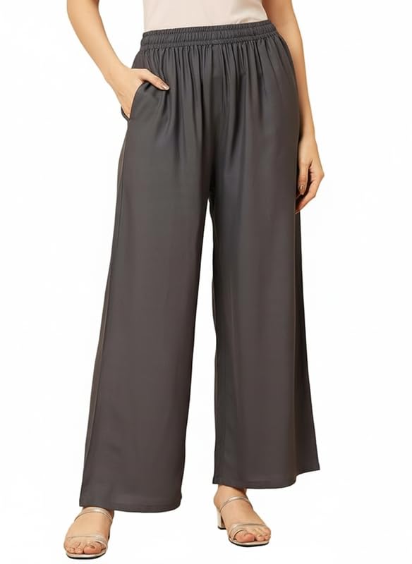 Image of Soft Colors Women Regular Fit Pocket Palazzo