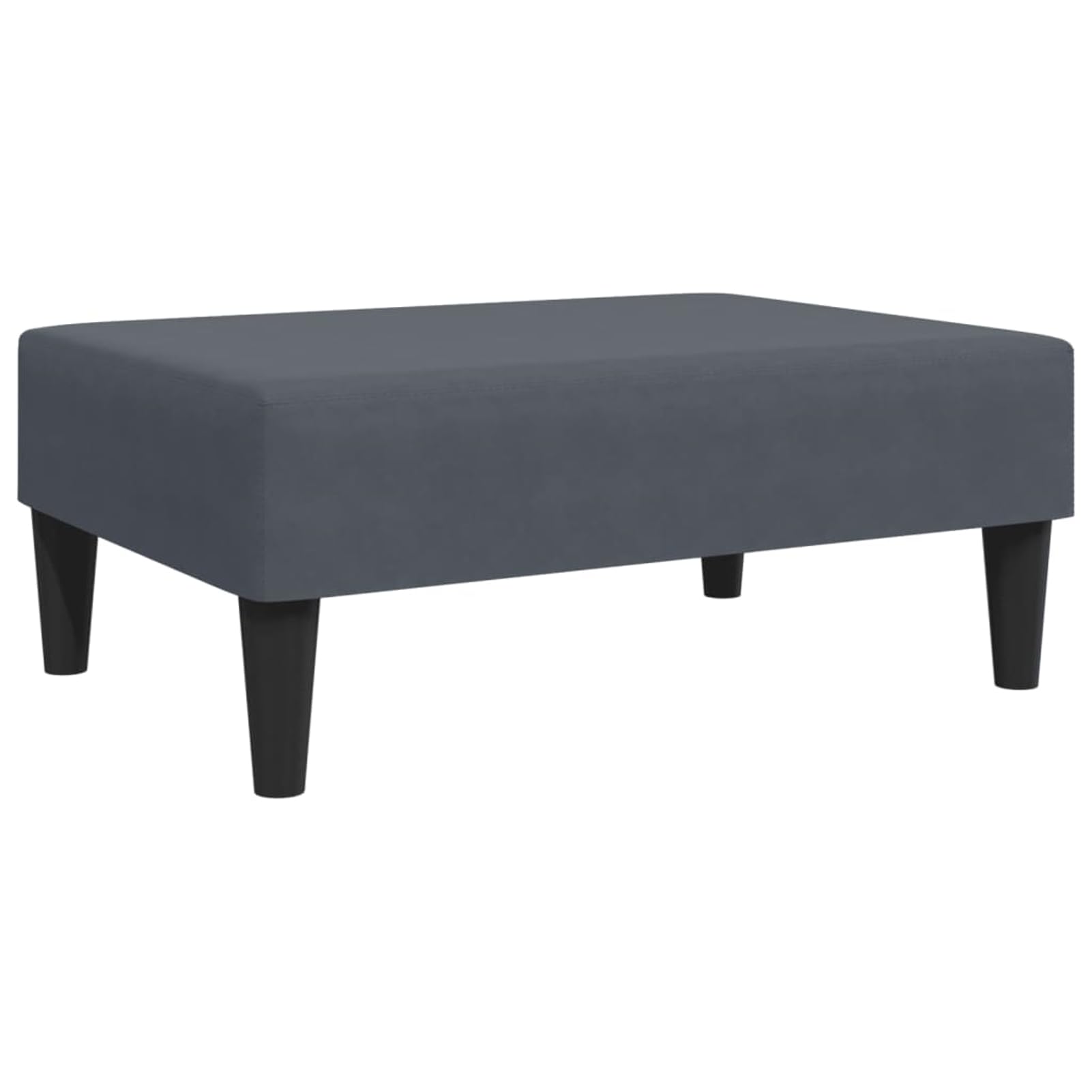 Homgoday Sofá Cama de 2 plazas con Taburete Terciopelo Gris Oscuro, Sillones de Televisión, Sofás de Descanso Relax, Sofas De Salon, Hogar Sofa Muebles，Asientos Tapizados para Salón