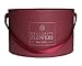 Gift Box Round Bordo Silver Luxury Flower Box Wedding Decor Handmade in Europe 3 sizes 4 available colors ExclusiveFlowers