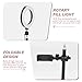 VILLCASE 1 Set LED Ring Light with Tripod Stand Color Fill Light for Live Streaming Photography Portable Desktop Lighting for Phone Webcam for Durability