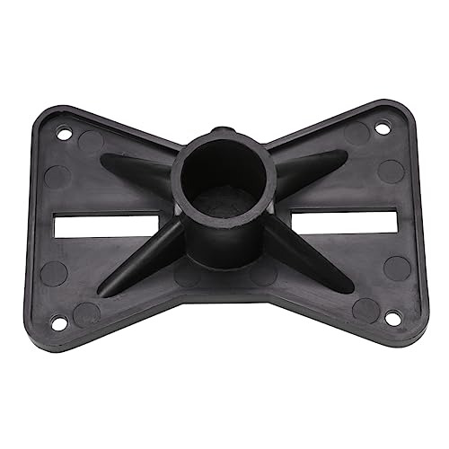 DIYEAH Plastic Speaker Stand Base for Home Audio Adjustable Speaker Support Holder Non-Slip Base Suitable for Amplifiers and Sound Systems Black