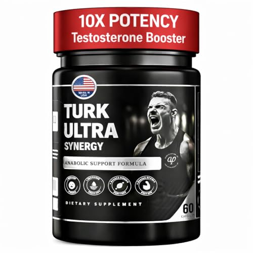 Turkesterone Supplement for Men with Tongkat Ali for Men 200:1 (60 Capsules) - Longjack Supplement 1% Eurycomanone - Apigenin-Ajuga Trukestanica Muscle Builder for Optimized Performance & Workout