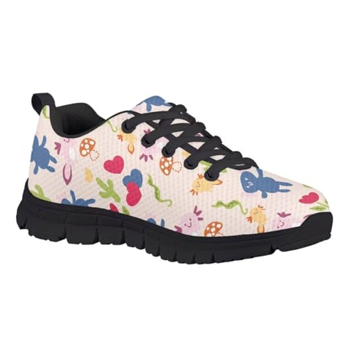 SYtrade Kids' Running Shoes Sports Fashion Sneaker Slip On Tennis Shoes Black Sole4