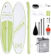 DAKUWAR Paddle Board 10'6''x33''x6'' Inflatable Stand Up Paddle Boards with SUP Accessories Ultra...