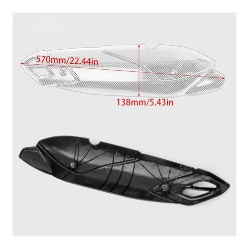 Bouclier d'échappement antichaleur Nmax 155 couvercle de protection