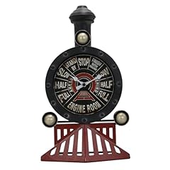 Vintage Wall Clock Train Gifts for Men Metal Steam Engine Steampunk Wall Decor Industrial Decor Man photo Vintage Wall Clock Train Gifts for Men Metal Steam Engine Steampunk Wall Decor Industrial Decor Man
