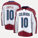 Charlie Coyle Jersey Mens/Women/Youth Colorado Charlie Coyle Stitched for Sports Fan White No Brand/Logos