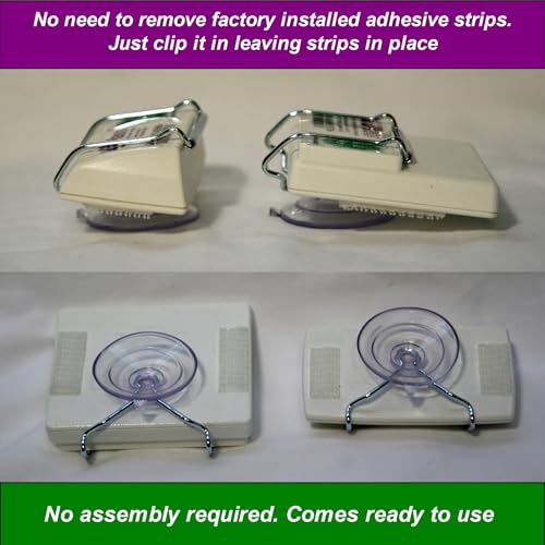 2 EZ Pass-Port Holders for New & Old EZ Pass (not HOV switch models), I Pass, PalPass, FasTrak, NC QuickPass. Compact & Tough, will not Rattle, Break, Melt, Deform or Discolor. Set of 2. Made in USA - Thumbnail 5