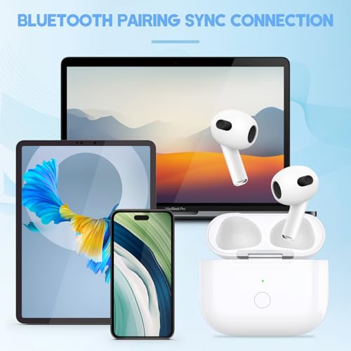 Image of Charging Case for AirPods 4 Gen Only USB-C Port, Wireless Charger Cases Compatible with Airpod 4 gen Replacement case, Support Blue-Tooth Pairing,Type-c (Earbuds Not Included)