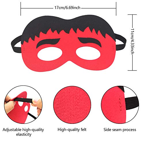 Suprbird Superhero Masks For Kids, 35 Pcs Eye Masks Set Birthday Party Favors Decorations, Children Masquerade Aengers Super Heroes Cosplay Supplies #TOP2