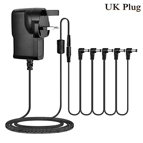 LANZHI Bloc d’alimentation pour pédale de guitare – Pointe 9 V – Câble Daisy Chain négatif à 5 voies – Idéal pour les… - Les Beatles, Paul McCartney, John Lennon, RIngo Starr, George Harrison LANZHI Bloc d'alimentation pour pédale de guitare - Pointe 9 V - Câble Daisy Chain négatif à 5 voies - Idéal pour les… – Image 6