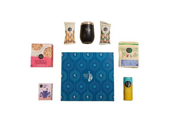 Blue Tokai Coffee Roasters Blooming rituals Gift Hamper | Coffee Can, Cookies, Trail Mix, Instant Coffee | Premium Coffee Hamper-picture-26