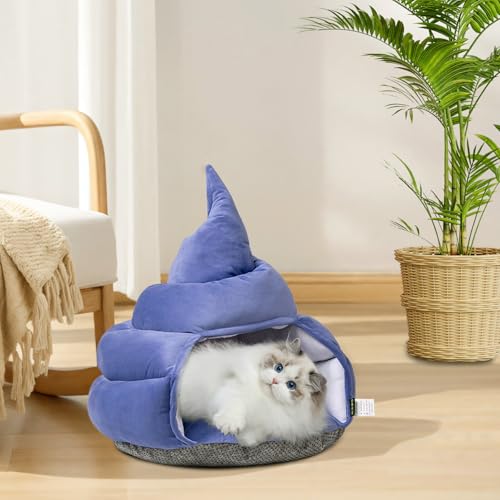 Cama de gato en forma de caca divertida para decorar salones modernos 5