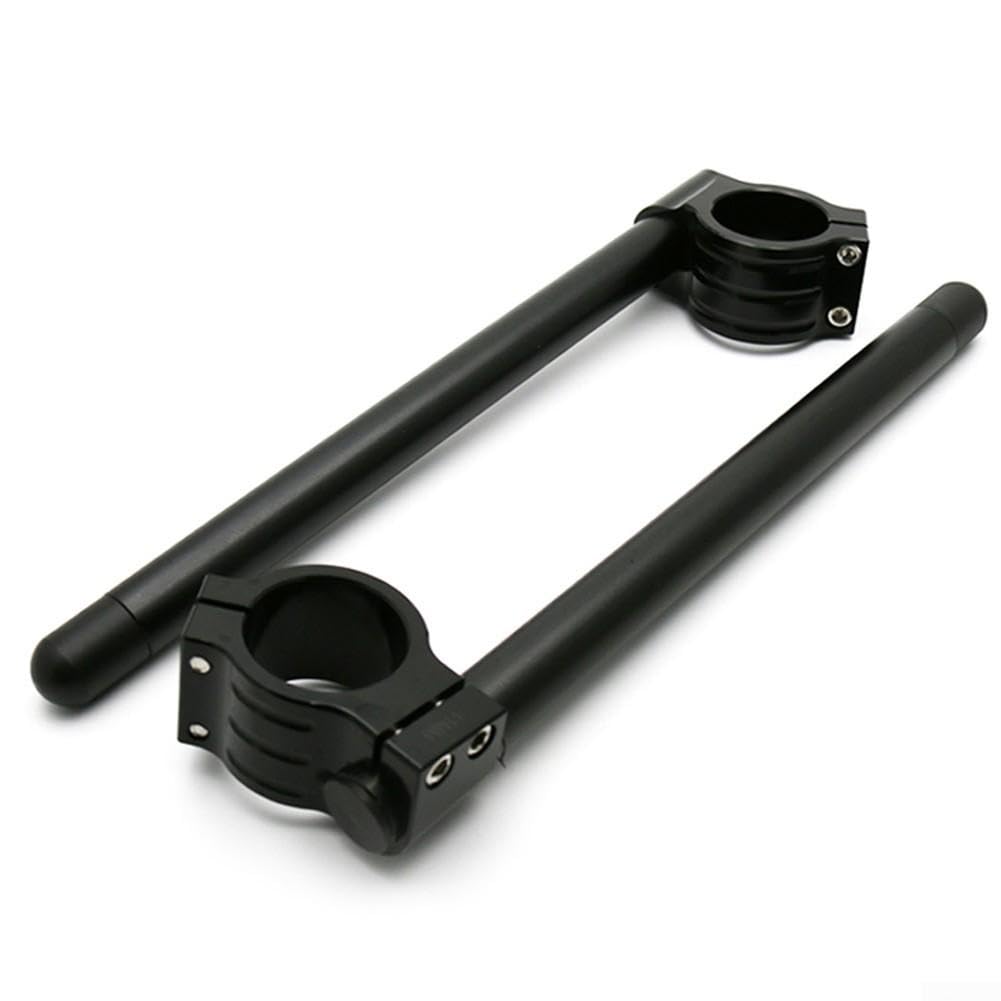 CNC Alluminio Forcella Tubo Manubrio 7/8 Pollice Nero Argento (35MM nero)
