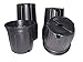 9GreenBox.com 20 Plastic Nursery 1 Gallon Trade POT ~ Holds 0.66 Gal