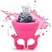 Tweexy Wearable Nail Polish Holder Ring - Hands-Free, Portable Manicure Accessory, Secure Grip for All Bottle Sizes, Convenient Nail Polish Organizer Stand (Bonbon pink)