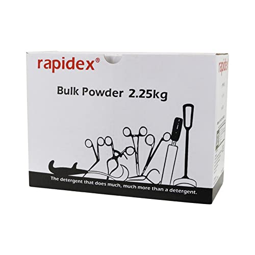 RapidEx 2.25kg Carton Detergent Powder For Ultrasonic Cleaning, For Surgeries, Labs, Tattooists, Dental, Podiatry