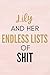 Produktbild Lily And Her Endless Lists Of Shit: Personalized Journal Gift For Girls And Women Named Lily|Organiser To Do List Notebook For Writing Notes|Funny ... Lined Pages 6x9 Inches Matte Finish Cover