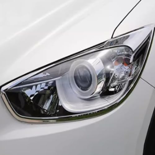 CX-5 KE系 対応 前期/後期 ヘットライトガーニッシュ フロントバンパー アイライン アクセサリー メッキ 2P GD036