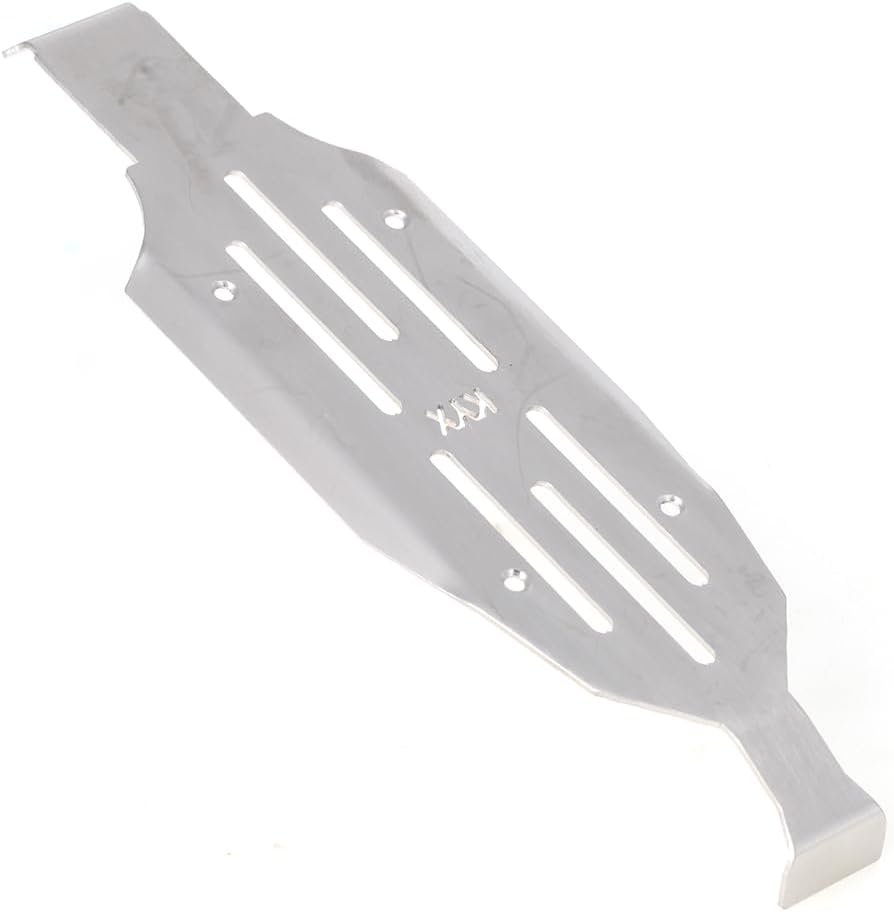 LCX Racing RC Car Stainless Steel Chassis Guard Protector Skid Plate Armor for 1/24 LOSI Micro-B Buggy, Upgrades Parts Accessories
