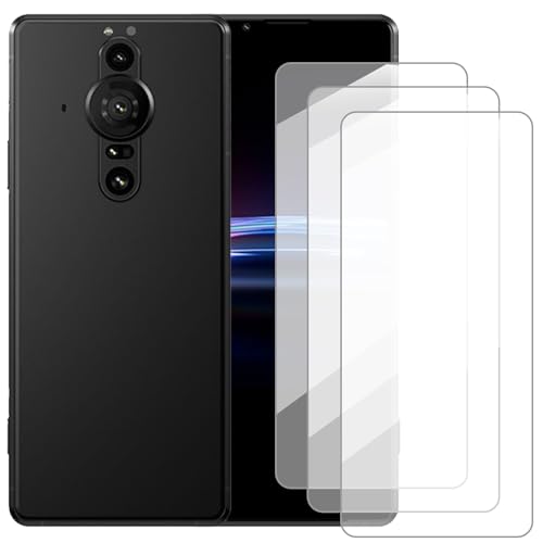 Protector de pantalla compatible con Sony Xperia PRO-I(6.5 pollici) [paquete de 3] película protectora de vidrio templado adecuado para Sony Xperia PRO-I