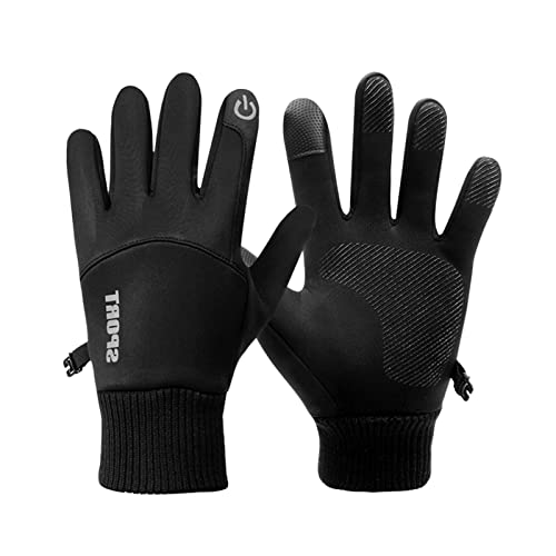 Luvas de inverno à prova d'água, luvas de clima frio à prova de vento, luvas térmicas à prova de ve