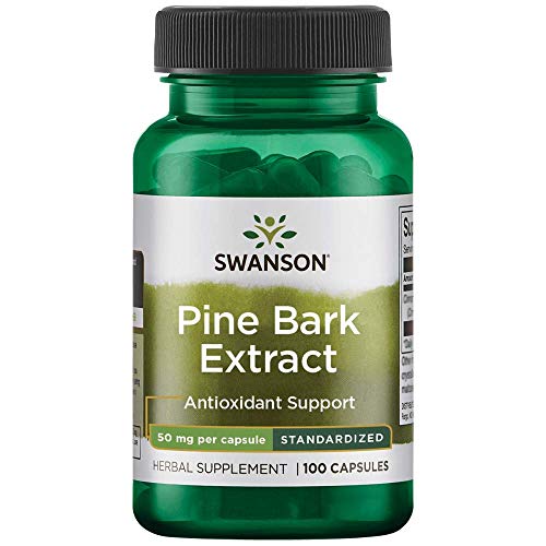 Swanson Pine Bark Extract 50 Milligrams 100 Capsules