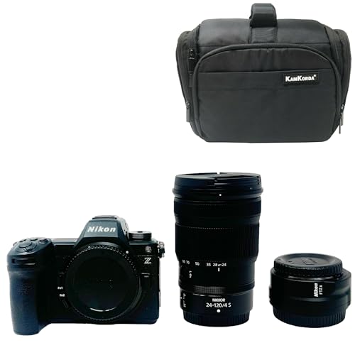 KamKorda Camera Bag + Z6 III Mirrorless Digital Camera with Z 24-120mm f/4 S Lens + FTZ II Mount Adapter Kit, 24.5MP Partially-Stacked CMOS Sensor, 6K Raw Video + 2 Year Warranty