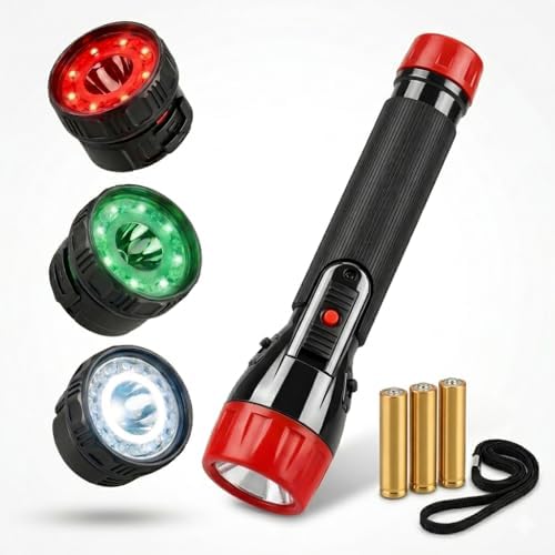Led Signal Torch IM Enterprises, Railway tri Colour Signal Torch,Red Green and White ...
