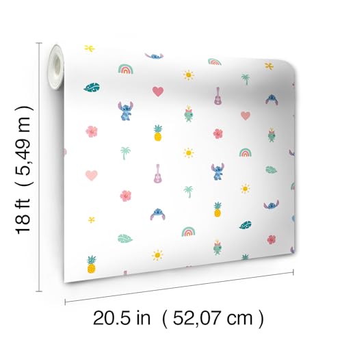 RoomMates Disney Stitch Peel and Stick Wallpaper by RoomMates - Used condition - Image 4