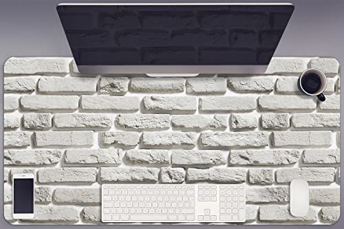 Vinyle sous-main bureau 90x45cm de protection Decormat tapis de souris gaming marbre