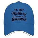 Grandma EST 2027 Fitted Golf Hats for Women's Adjustable Cap Blue
