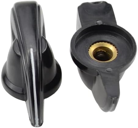 【JMORCO】JMORCO プラスチック ポテンショメーター ノブ ギター アンプ チキン ヘッド コントロール ノブ 6mm 20個★送料込