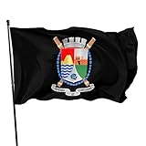 Seal of the Sint Eustatius wapen Flag 3x5 ft Vivid Color and UV Fade Resistant Wall Flags Banners for Outdoor Indoor