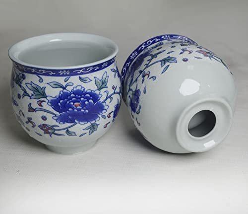 Porcelain Teapot Tea Set 1 Teapot 6 Tea Cups,Coffee Pot Kettle Ceramic Gifts Tabletop Decor (Set 10Oz Pot 3Oz Cups) #TOP4