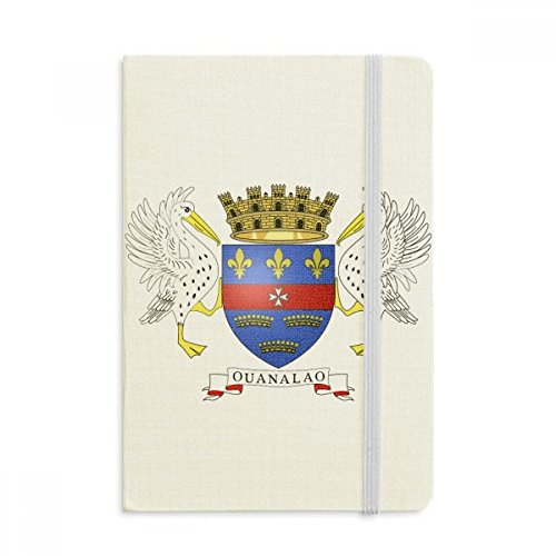 Notebook classique Saint Barthélemy A5 en tissu, une idée cadeau élégante