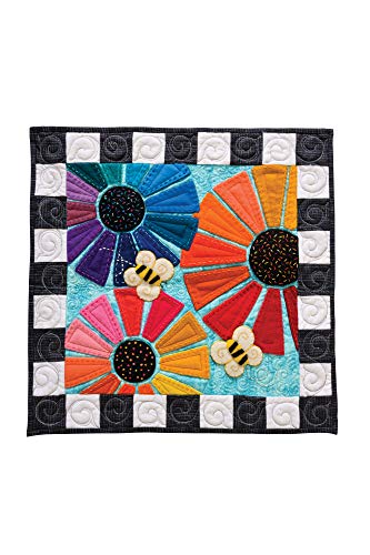 C&T Publishing CT-11437 Cool Cotton & Whimsical Wool Quilts: 12 Contemporary Folk-Art Projects thumb #2