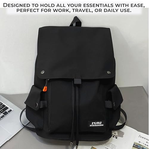 Image of Kraptick Laptop Backpack for Men & Women | Waterproof & Durable Laptop Bag for Office, Travel & College | Spacious & Lightweight Backpack | Fits 15.6 Inch Laptop | Multipurpose Laptop Bag