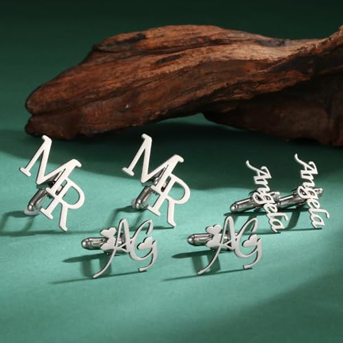 Variante de TEAMER gemelos personalizados boda acero inoxidable grabado