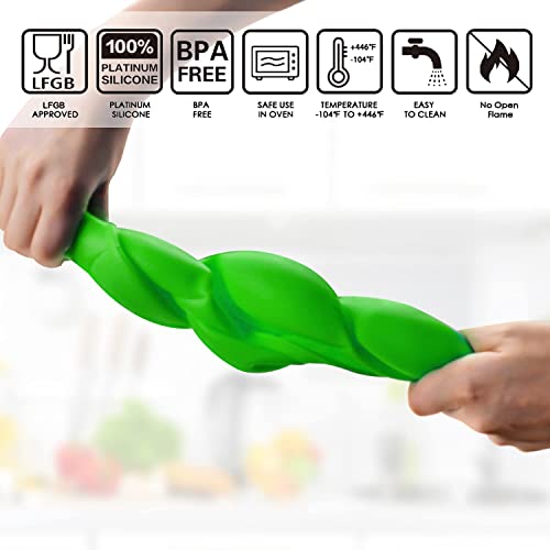 Eddeas Medium Semi Sphere Silicone Chocolate Molds, 2 Packs 6-Cavity Half Sphere Silicone Baking Molds For Making Jelly, Chocolates, Cupcake & Pudding, Food Grade & Pba Free #TOP3