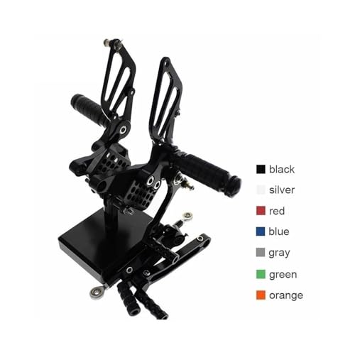 Pédale réglable CNC pour éliminer les glisses de repose-pieds moto