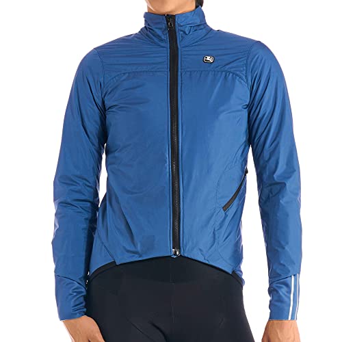 Giordana Women's Aqua Vento Extreme Cycling Jacket, Blue, 3XL