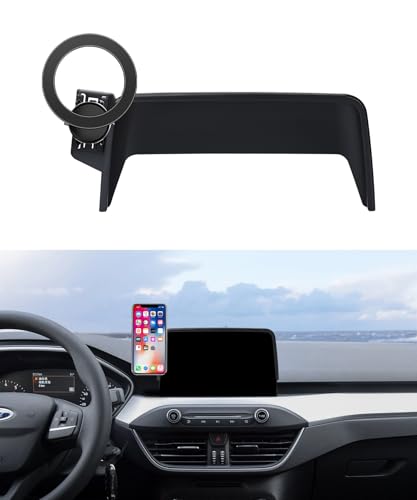 MaserWeller Car Phone Holder for 2020-2026 Ford Escape/Hybrid Accessories 8-Inch Screen Fixed Clip 360 Rotation Phone Mount Compatible with MagSafe Cell Phone Holder Does Not Affect Air Vent
